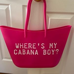 Silicone beach bag in perfect condition.